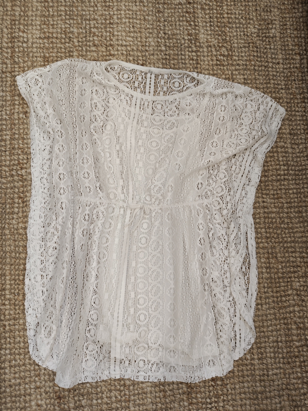 H&M White Lace Kids Swim Coverup